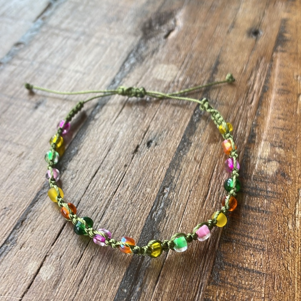 Macrame Bracelet with Beads
